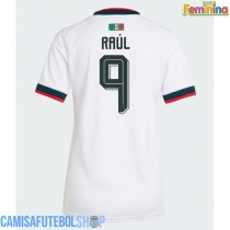 Camisa de time de futebol México Raul Jimenez #9 Replicas 2º Equipamento Feminina Mundo 2026 Manga Curta